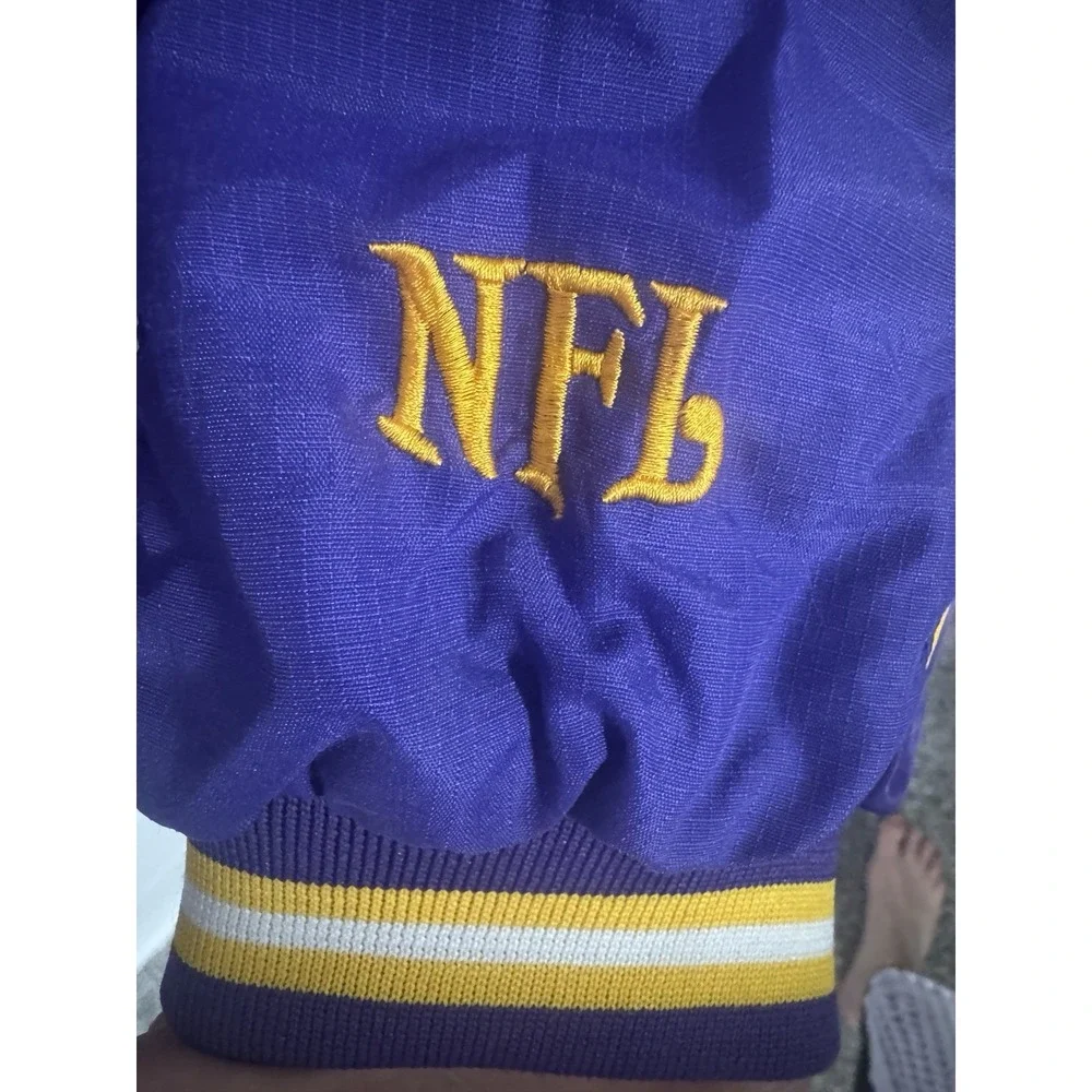 Vintage Minnesota Vikings Jacket Mens XL NFL Football Starter Pullover 90s‎